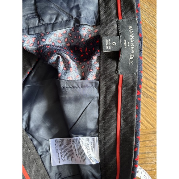 Banana Republic women's size 6 Avery straight leg navy ed slacks - Picture 4 of 4